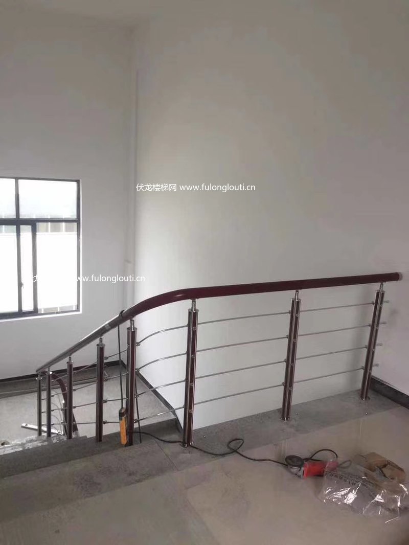 钢木拉丝扶手款式效果参考 5