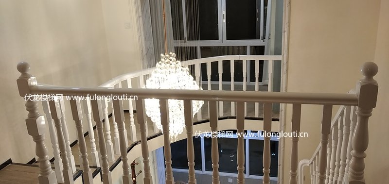 圆小柱实木楼梯扶手款式参考 41