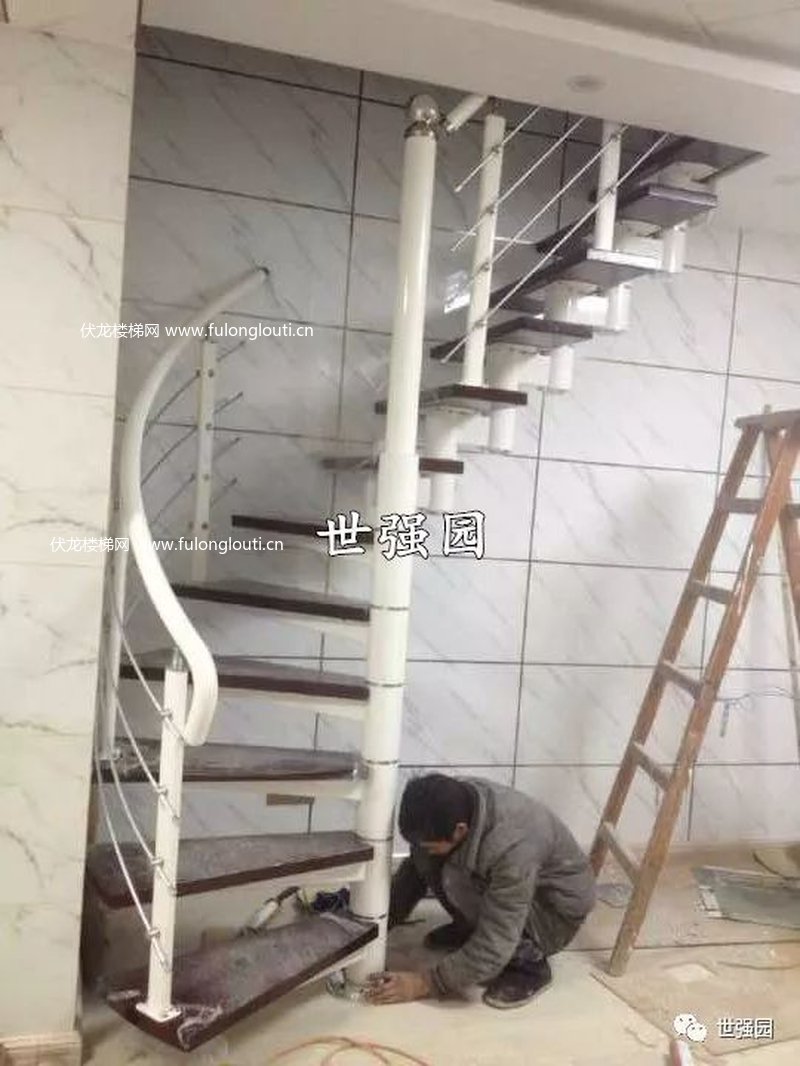 钢木楼梯款式效果参考 40